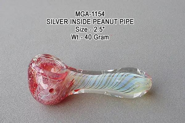 Silver Inside Peanut Pipe